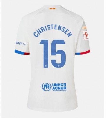 Barcelona Andreas Christensen #15 Vieraspaita 2023-24 Lyhyet Hihat